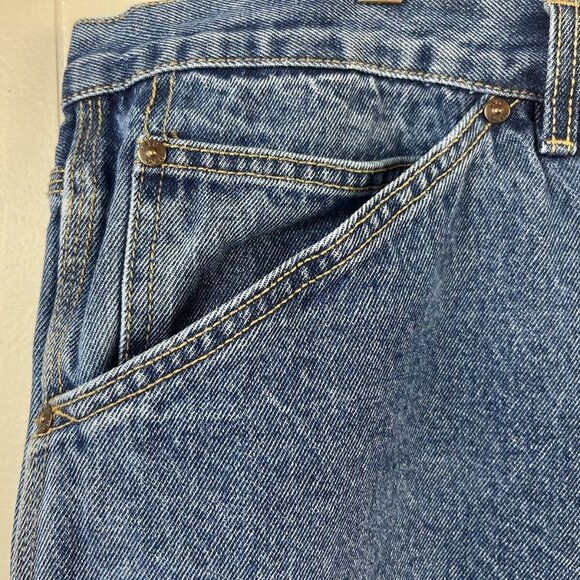 Authentic Big Mac Workwear Carpenter Mens jeans Size 44x32 (43x31) EUC - Picture 5 of 11